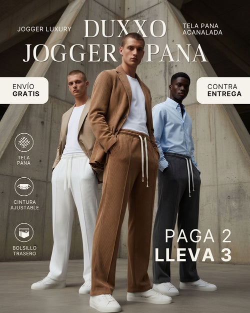 JOGGER PANA DUXXO EN ALGODON